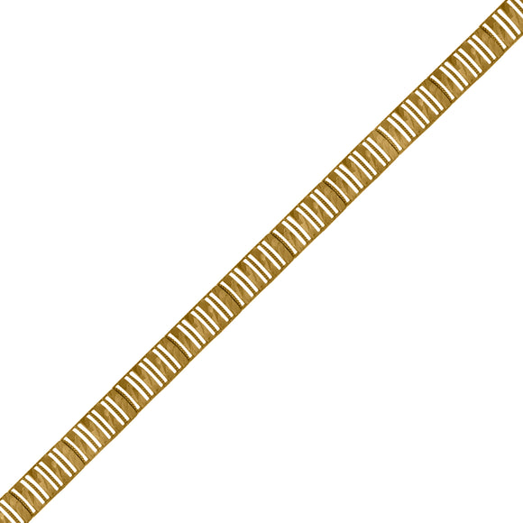 10kt Yellow Gold Womens Filigree Bracelet Size 7 Inches