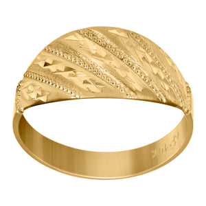 10Kt Yellow Gold Womens Fashion Rings