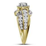 14kt Yellow Gold Round Diamond Solitaire Bridal Wedding Engagement Ring 2 Cttw