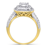 14kt Yellow Gold Round Diamond Solitaire Bridal Wedding Engagement Ring 1 Cttw