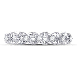10kt White Gold Womens Round Diamond Flower Petal Stackable Band Ring 1/6 Cttw