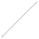 14kt White Gold Womens Round Diamond Classic Tennis Bracelet 2 Cttw
