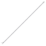 10kt White Gold Womens Round Diamond Tennis Bracelet 1 Cttw