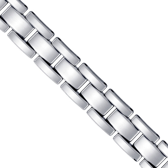 Tungsten Mens Polished Fashion Bracelet 16mm Size 8.5 Inches