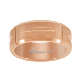 Tungsten Diamond-cut Mens Comfort-fit 8mm Size-9.5 Wedding Anniversary Band