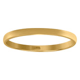 10Kt Yellow Gold Unisex 2mm Regular-Fit Wedding Band Ring Size 13