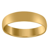 10Kt Yellow Gold Unisex 6mm Regular-Fit Wedding Band Ring Size 9