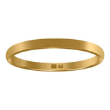 10Kt Yellow Gold Unisex 2mm Comfort-Fit Wedding Band Ring Size 8
