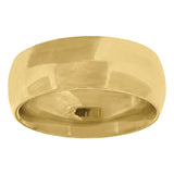 10Kt Yellow Gold Unisex 7mm Comfort-Fit Wedding Band Ring Size 12