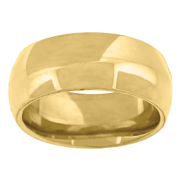 10Kt Yellow Gold Unisex 8mm Comfort-Fit Wedding Band Ring Size 7