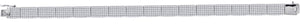 925 Sterling Silver Unisex Micropave Cubic Zirconia Cuban Link Bracelet