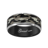 Tungsten Black Camouflage Military Mens Mens Comfort-fit 8mm Size-11.5 Wedding Band