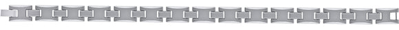 Tungsten Mens Polished Fancy Bracelet 12mm Size 8.5 Inches