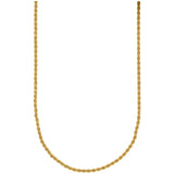 10kt Yellow Gold Unisex Solid Rope Chain 3mm 26"