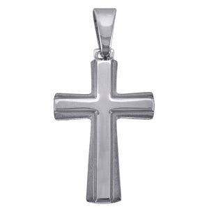 925 Sterling Silver Unisex Cross Religious Charm Pendant