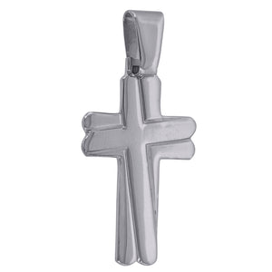 925 Sterling Silver Unisex Cross Religious Charm Pendant