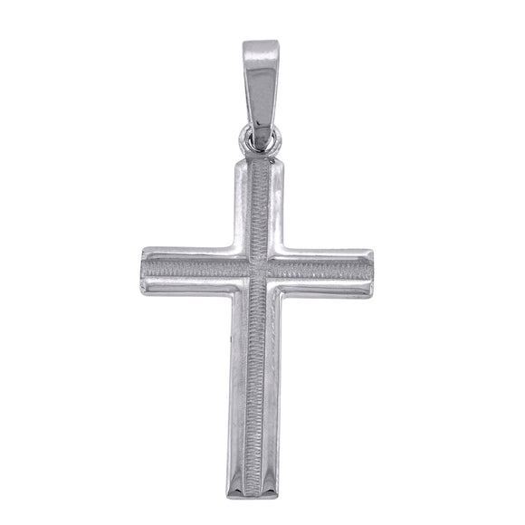 925 Sterling Silver Unisex Cross Religious Charm Pendant