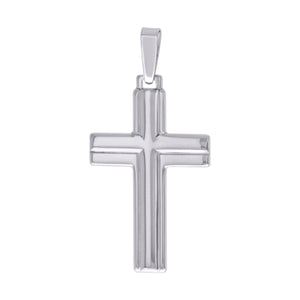 925 Sterling Silver Unisex Cross Religious Charm Pendant