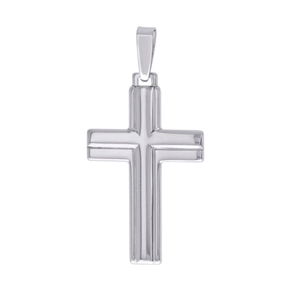 925 Sterling Silver Unisex Cross Religious Charm Pendant