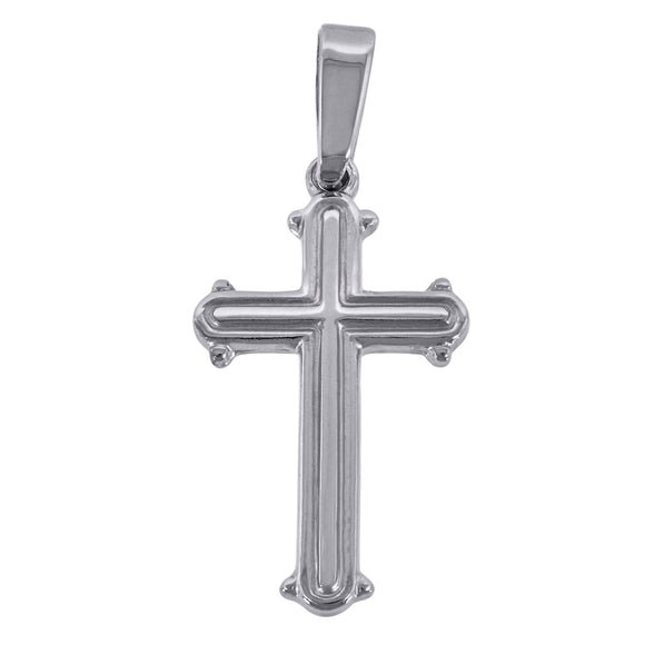 925 Sterling Silver Unisex Cross Religious Charm Pendant