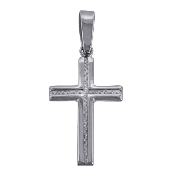 925 Sterling Silver Unisex Cross Religious Charm Pendant