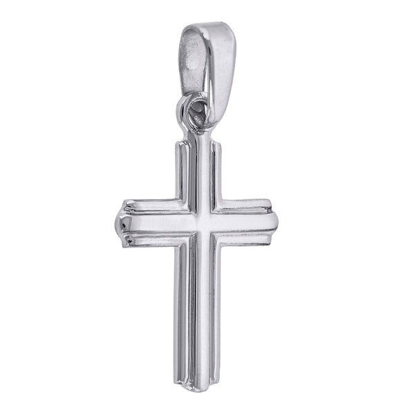 925 Sterling Silver Unisex Cross Religious Charm Pendant