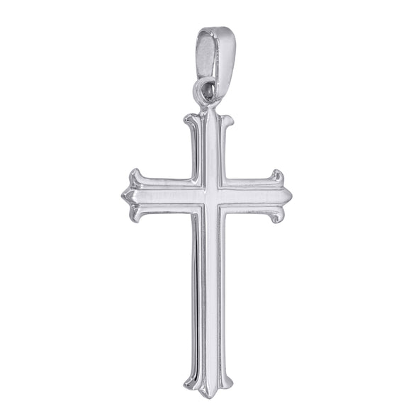 925 Sterling Silver Unisex Cross Religious Charm Pendant