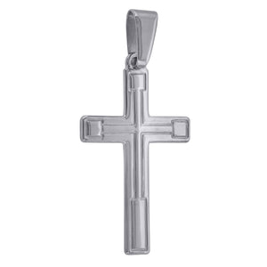 925 Sterling Silver Unisex Cross Religious Charm Pendant