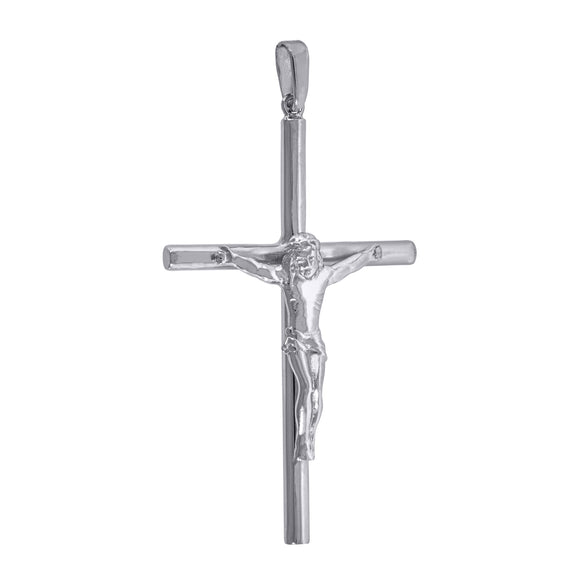 925 Sterling Silver Unisex Cross Crucifix Religious Charm Pendant