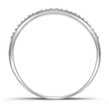 10kt White Gold Round Diamond Bridal Wedding Ring Band Set 1/3 Cttw