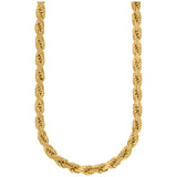 10kt Yellow Gold Unisex Solid Rope Chain 10mm 28"
