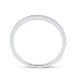 14kt White Gold Round Diamond Bridal Wedding Ring Band Set 1/2 Cttw